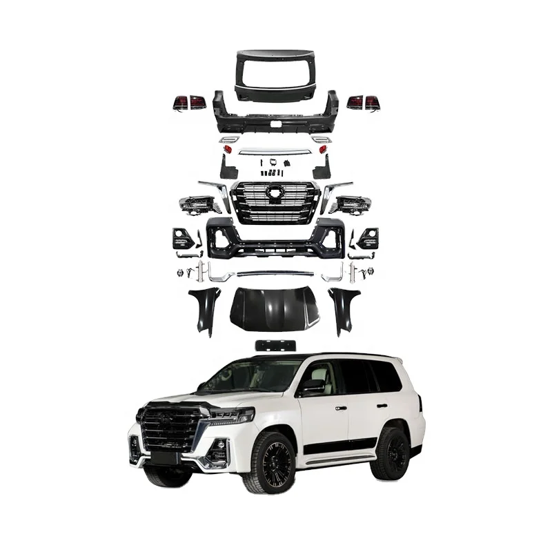GBT 2022 новые автомобильные детали DRL автомобильные бамперы крышка двигателя для 2008-2015 Toyota LC200 аксессуары Land Cruiser 200 Facelift