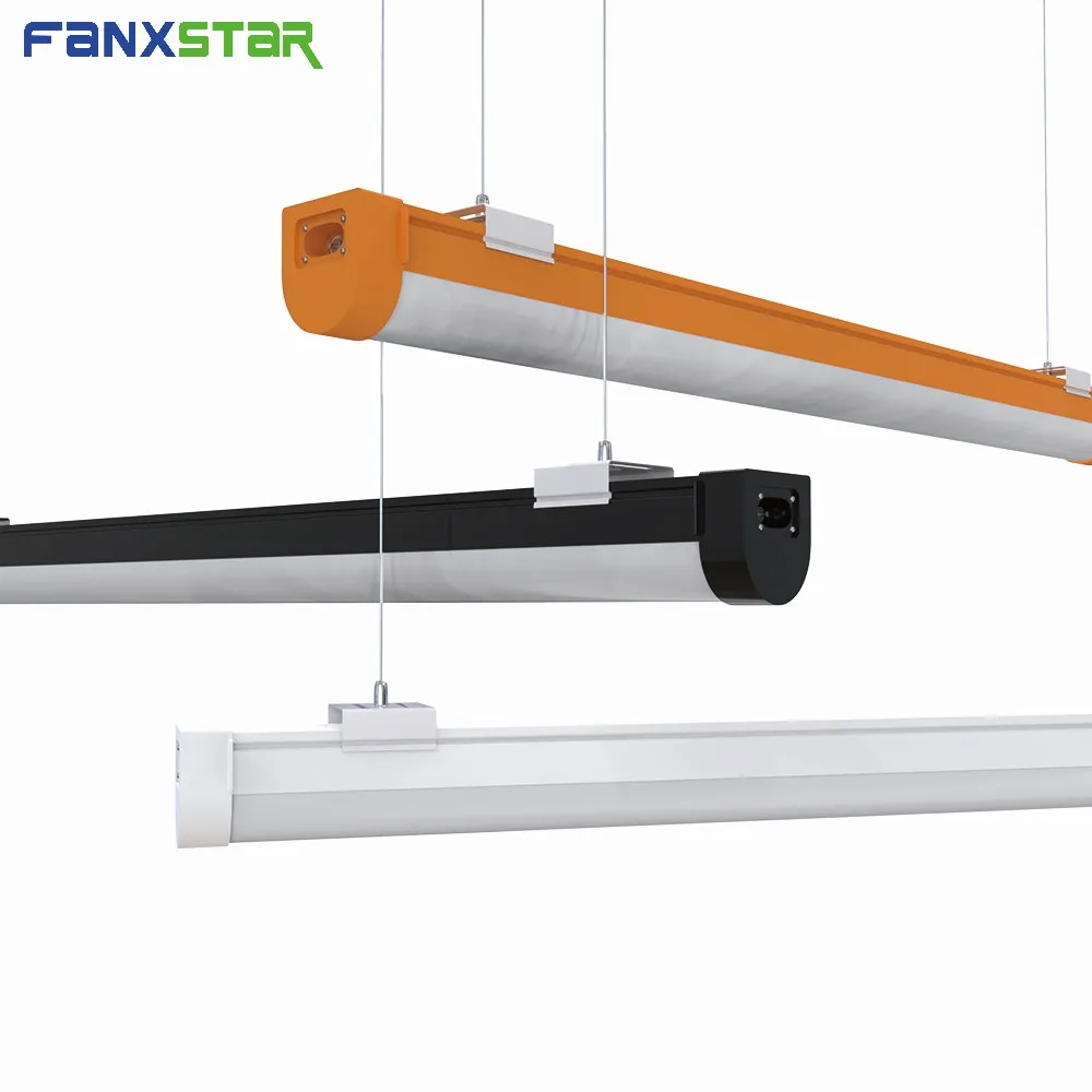220V-240V LED linkable seamless connection linear light Luminaire vapor tight Commercial lighting fixture LED linear light 5FT