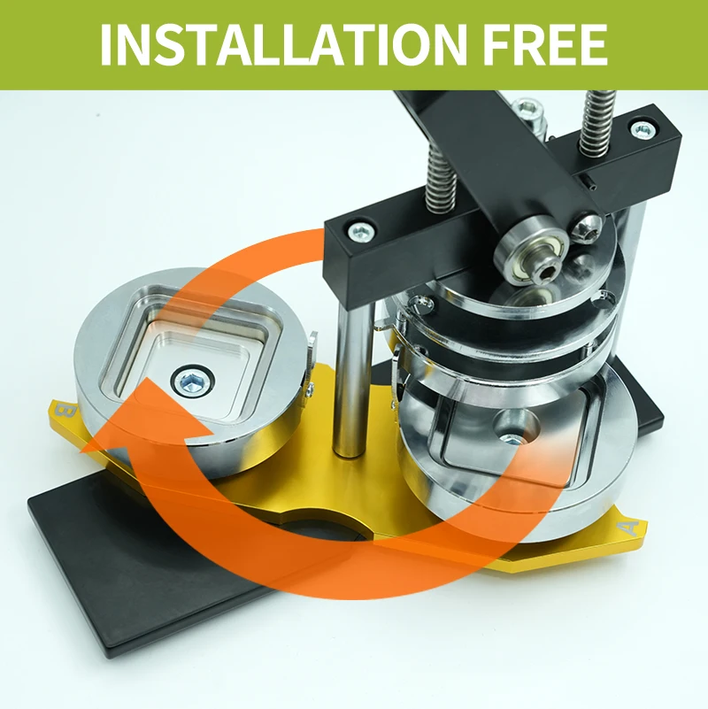 Metal Diy Photo Fridge Magnet Making Machine Kit For Industrial Use With Powerful Motor And Customizable Metal Components