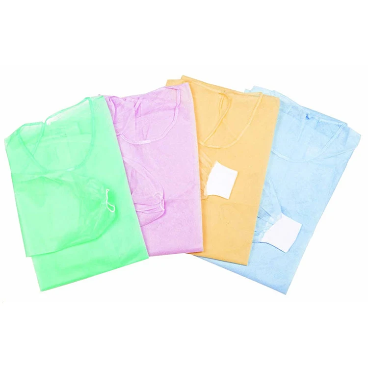 Breathable Disposable Dental Lab Coat Pink SMS SMS 40G For Women