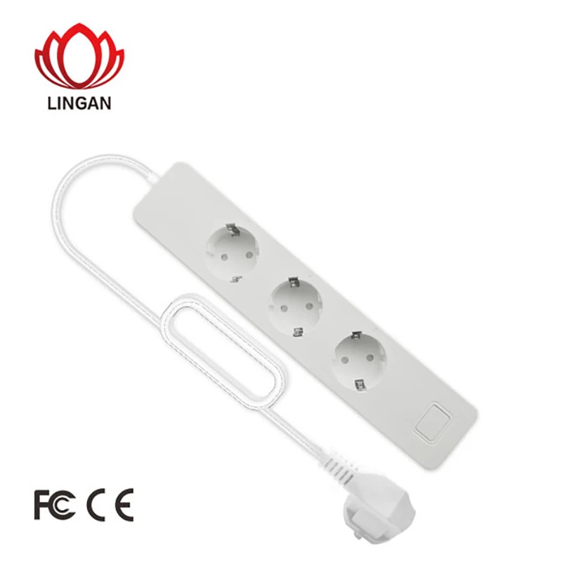 Wifi Smart  usb power strip socket extension can connect with Alexa and Google Home by app,with surge protector