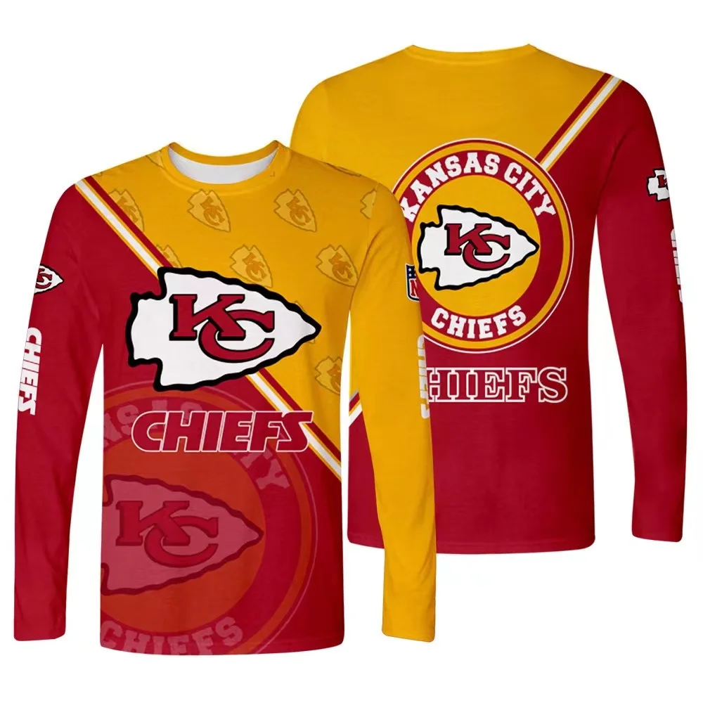 2022 New Style 32 NFL Football Teams Men Long Sleeve T Shirts Customized Wholesale Jerseys Sportswear