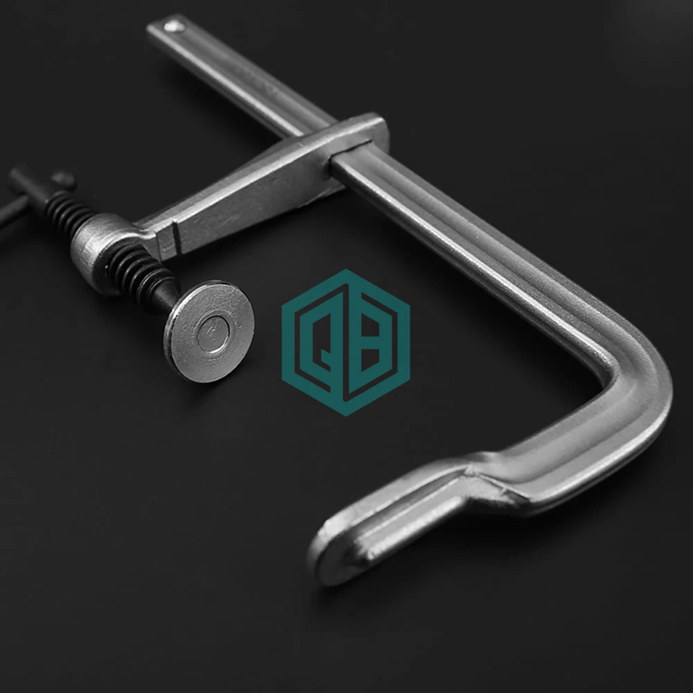 Carpenter Ratchet Type Fixing Clamps Fast 160-600x80mm Heavy Duty Pressing Plate Clamp F Sliding Arm Bar Clamp