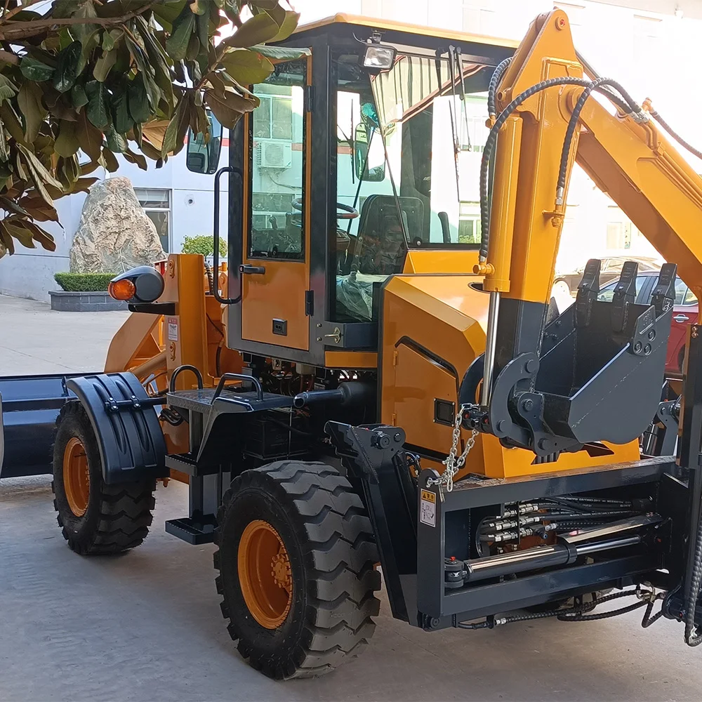 China brand CE/EPA 4 wheel drive new backhoe and loader 3 ton 4 ton 5 ton backhoe loader 4x4 tractor backhoe for sale
