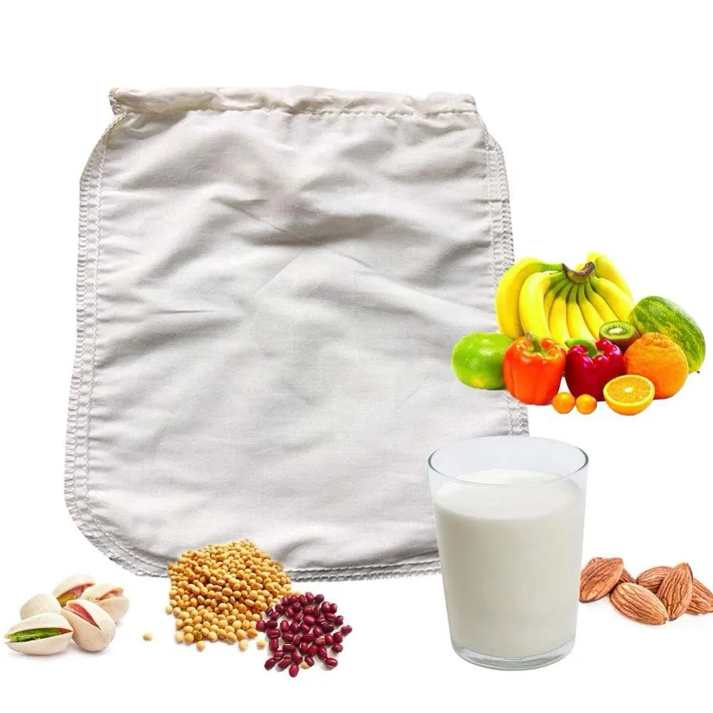  Spice Drawstring Cotton Flour Bags For Storage Grains Nuts