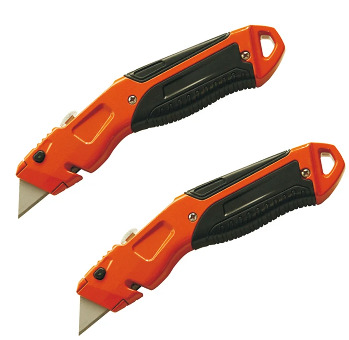 Metal handle portable design utility knife practical zinc alloy utility knife