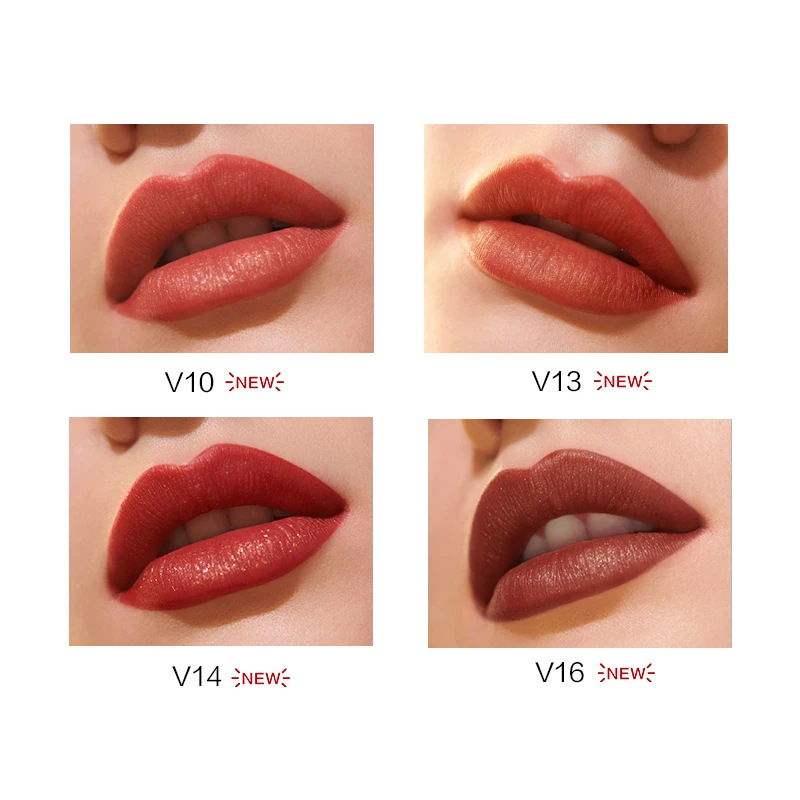 Liptint Cute  Liner Lipstick Set Box Drawer Without Brand Name Hing Fang 6-piece Matte Multicolour 12 Lipstick Set