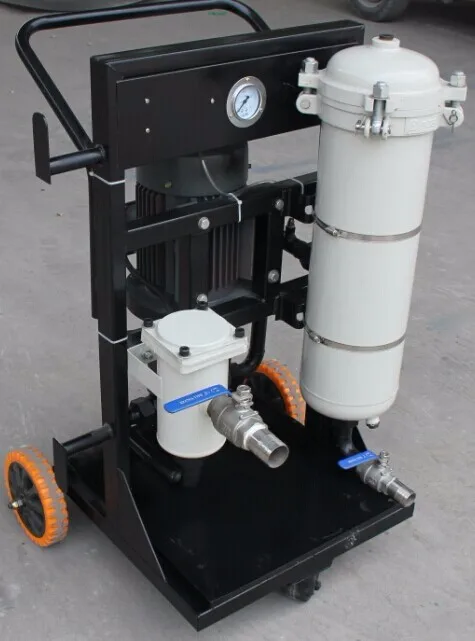 hydraulic filter cart high precision NASI 638 oil filtration unit