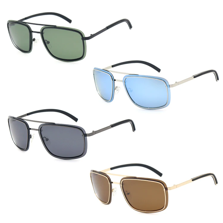 High Quality Metal Pilot Aviation Sunglasses Retro Driving Sun Glasses for Man