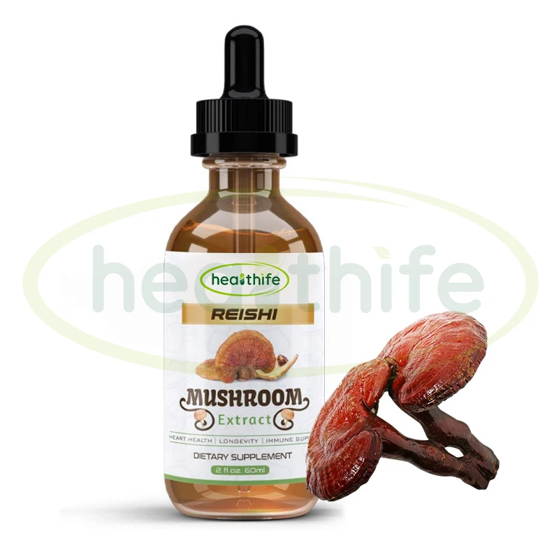 Порошок порошка Healthife Ganoderma Lucidum Spore экстракт 20% тритерпенов красное масло спор Рейши