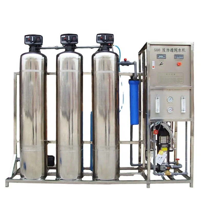 500LPH RO Packaged Water Purifier for Drinking Water, Pure Water, Ultrapure Water Treatment Reverse Osmosis Water Purifier
