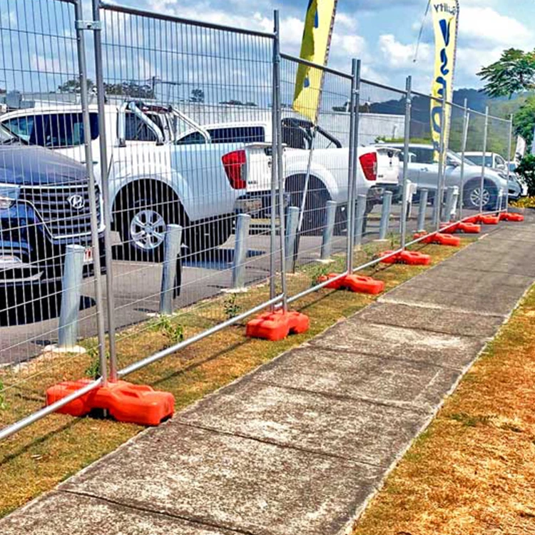 Hot dip galvanized easy to install and easy to use for rental safety temporary construction fence for sale