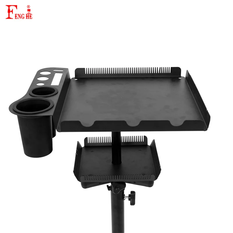 portable salon metallic hair extension trolley extension holder height adjustable braiding hair rack on wheels