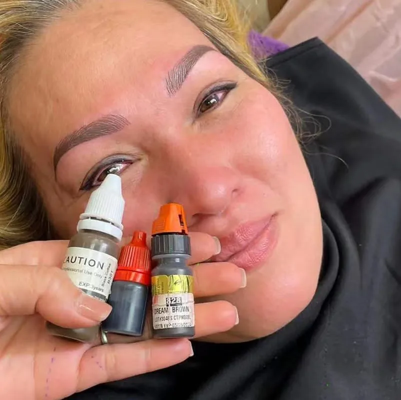 Hot sale 30 colors Permanent Makeup Inks Deep brown eyebrow tattoo ink pigment for permanent makeup