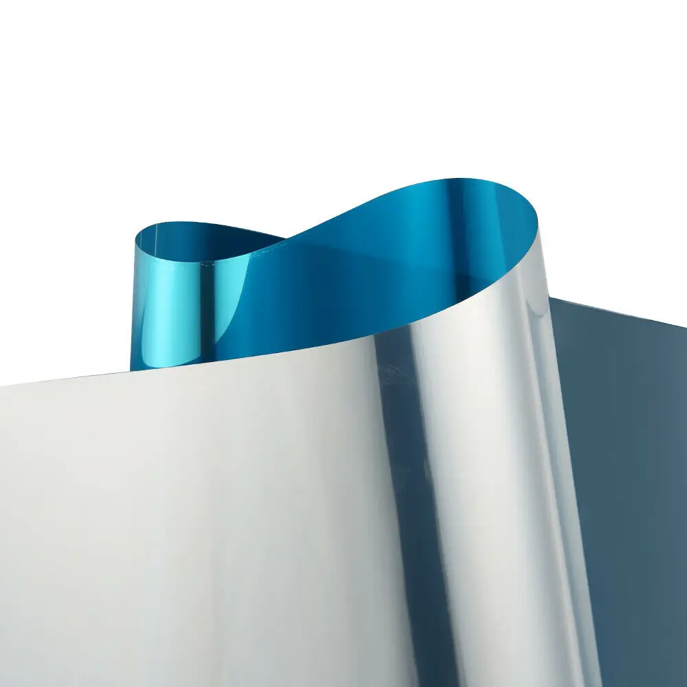 High quality PET material blue sexy glass decorative film for windows