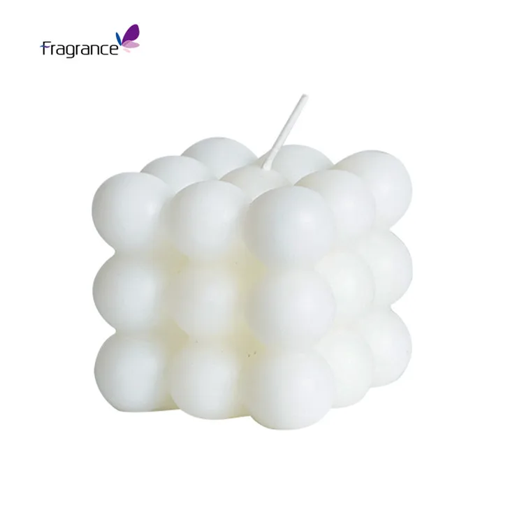 Customized scent wholesale bubble aromatic soy wax candles gift set home decorative custom Scented candle