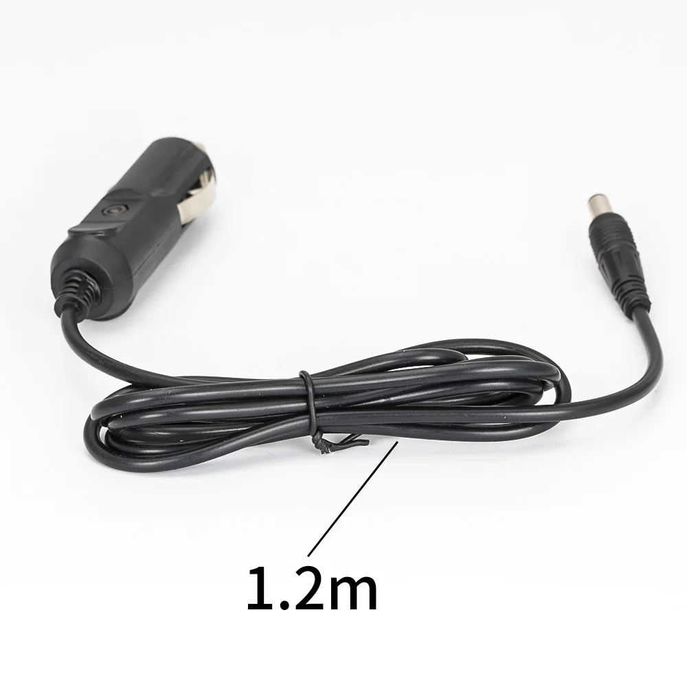 Automobile 12V Cigarette Lighter Blank Plug Switch Lighter Power Adapter Male Lighter Outlet With 5.5mm 2.1mm Female DC Jack