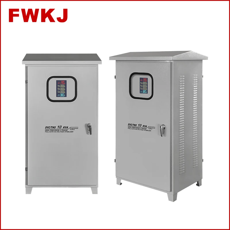 Factory Directly  Three Phase Avr Automatic Voltage Regulator 10kva 20kva 30kva 380v Ac Voltage Stabilizer waterproof type