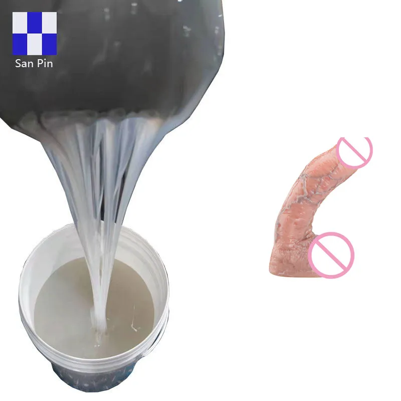 durable skin safe silicone rtv 2 addition cure silicone rubber for dildo penis making raw material liquid silicone