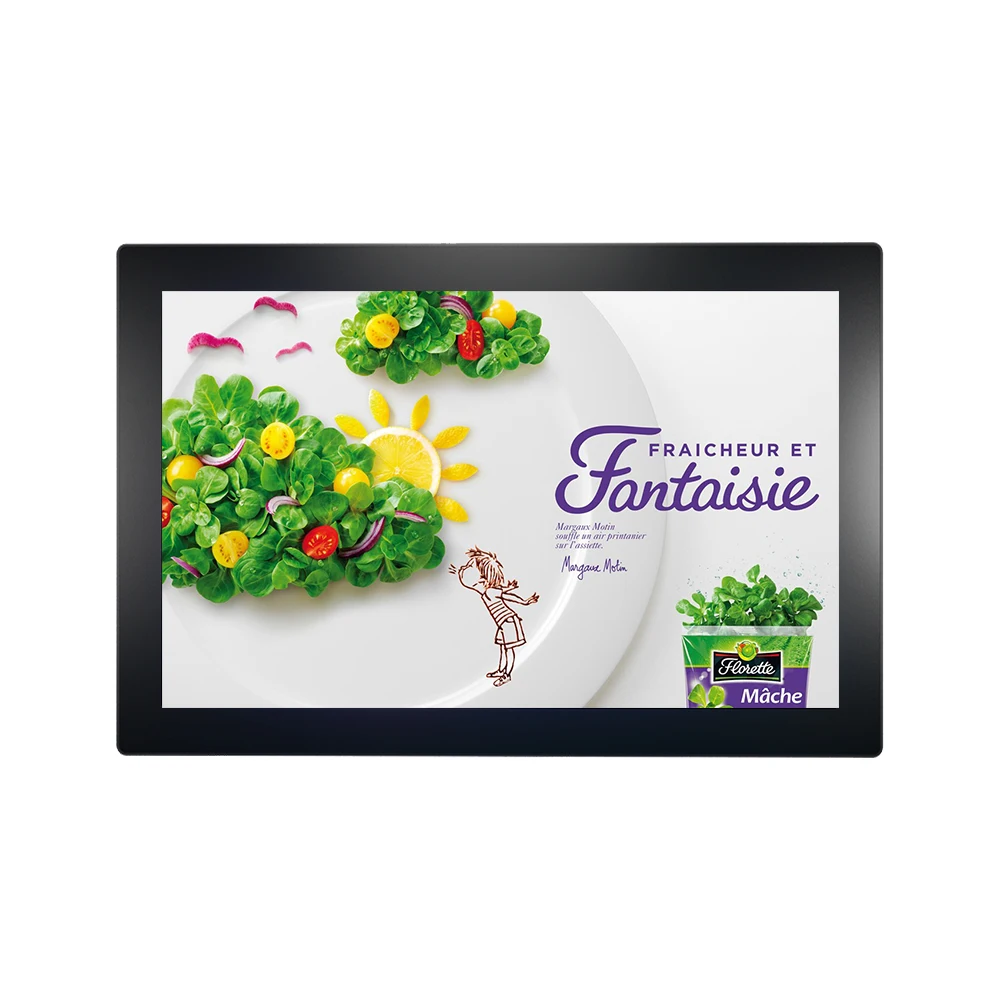 32 43 50 55 65 Inch Touch Screen Wall Mount Restaurant Digital Signage Smart Advertising Display Lcd Monitor