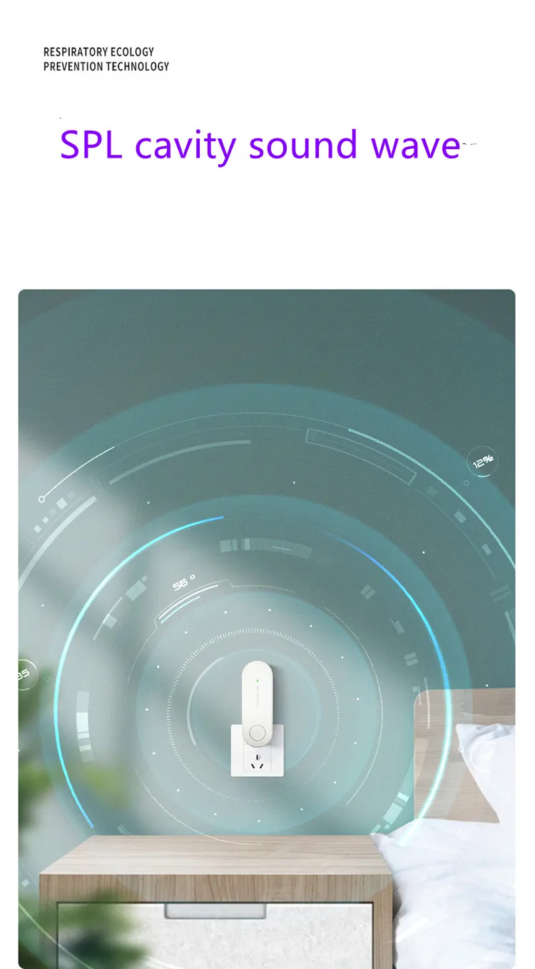 BEST GOODS Ultrasonic mute frequency conversion dust mite remover household small wireless bed face dust mite removal machine