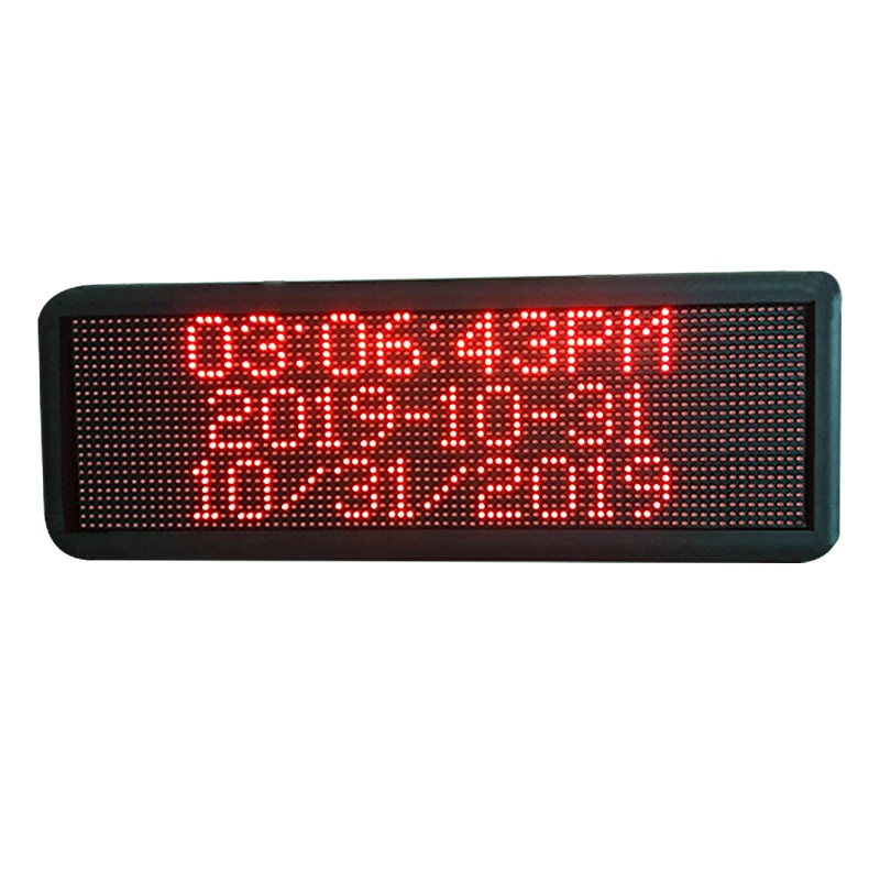 [private customization] semi outdoor p7.62 RGB new design led cross sign led pharmacy message board computer operation is simple