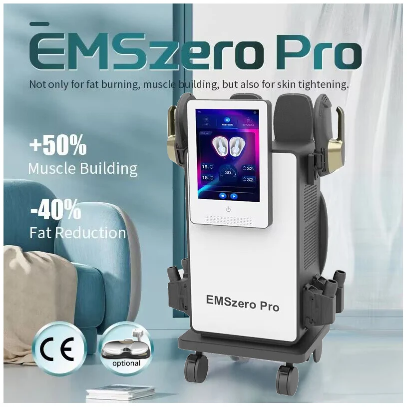 6500w Powerful Pro EMS rf sculpting machine muscle stimulation emszero machine ems zero with 4 handles RF slimming machine