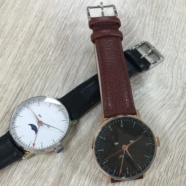  Роскошные брендовые автоматические часы moonphase для мужских наручных