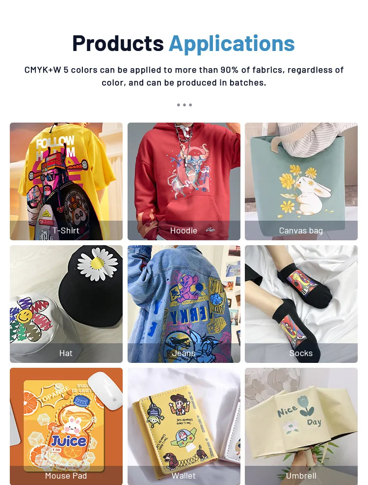 Kingjet dtf powder glue printing adhesive hot melt powder dtf heat transfer printer for white ink heat transfer