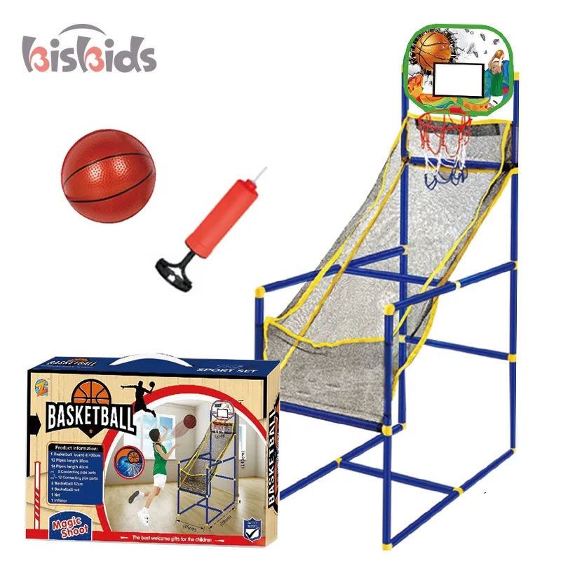 Play sport hoop toy basketball shooting machine for children