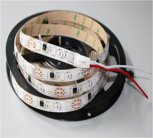 5050 5M 150LED 12V Full color  dream color LED Strip Lights  with 44 key Remote,RF Receiver And  power adapter
