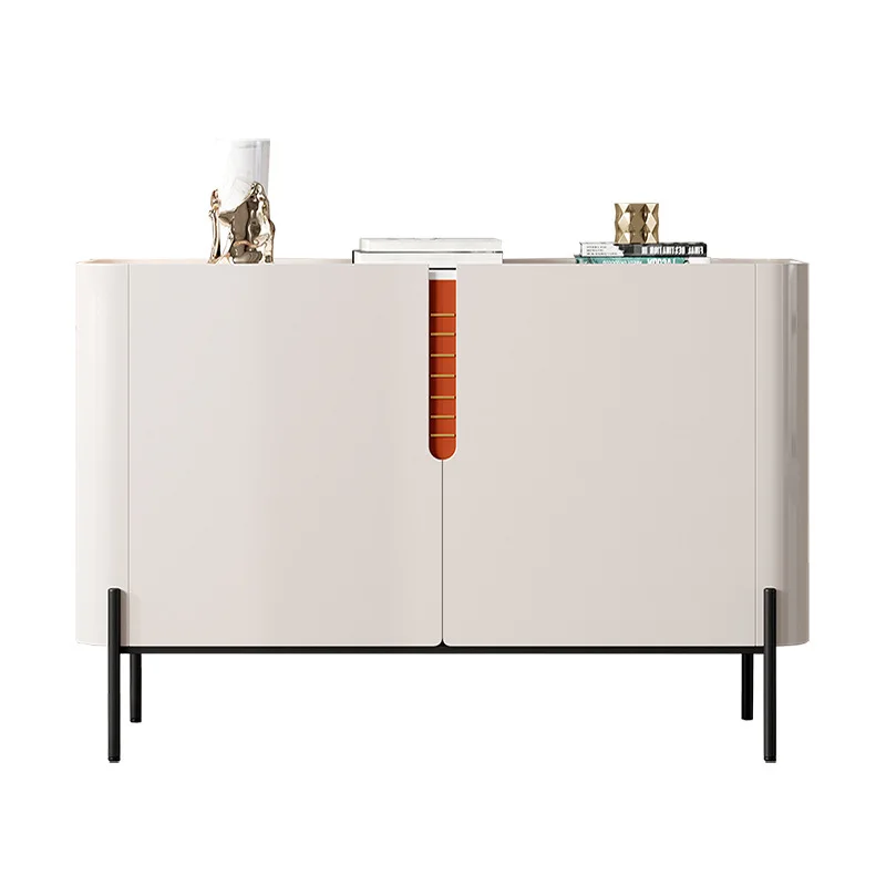 Small living room home multi-functional dining side cabinet modern simple storage tea water cabinet rock board light luxury