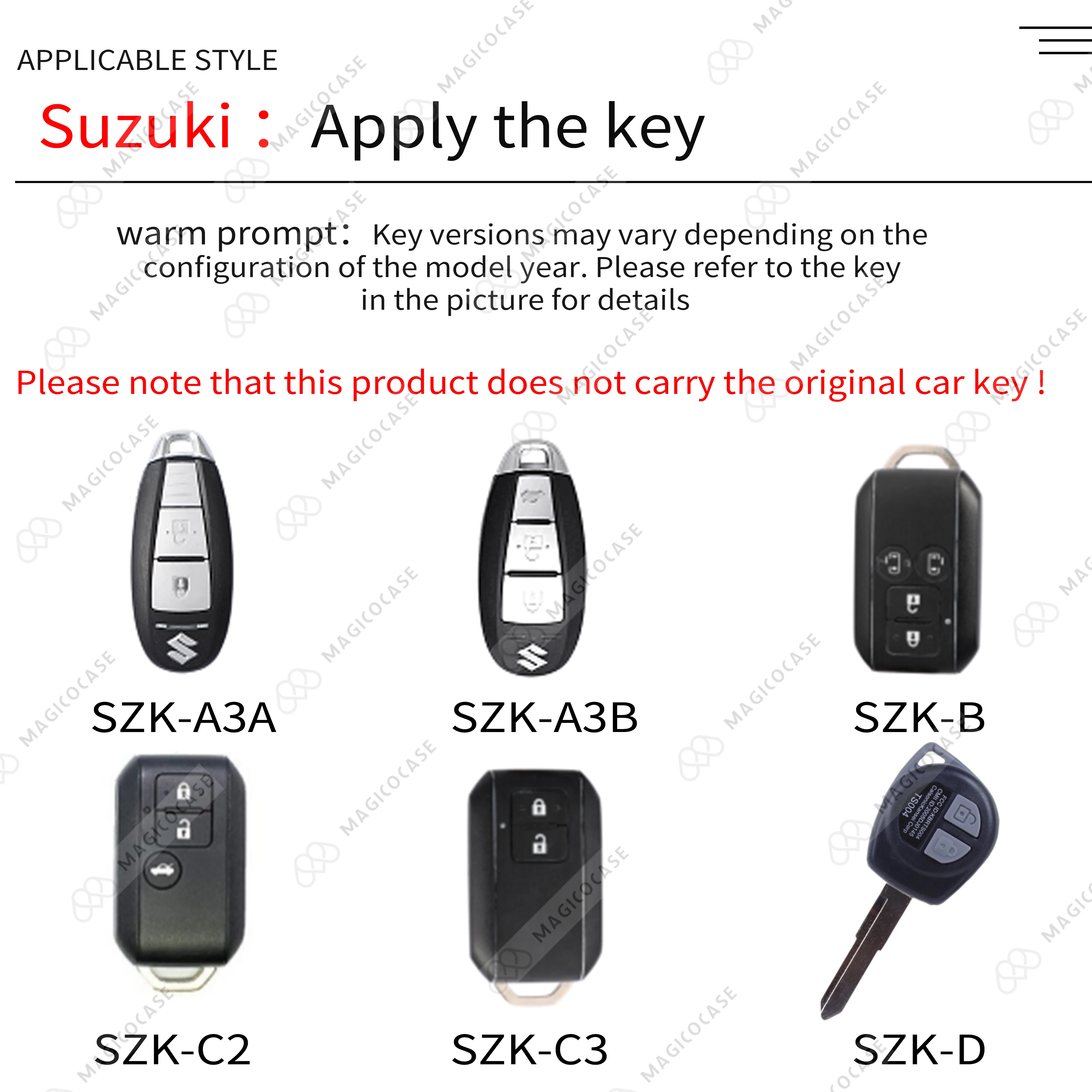 Free Sample New TPU Car Key Cover For SUZUKI Grand Vitara Liana Window SX4 Swift Celerio Jimny Ciaz Alto Key Case Keychain Alarm