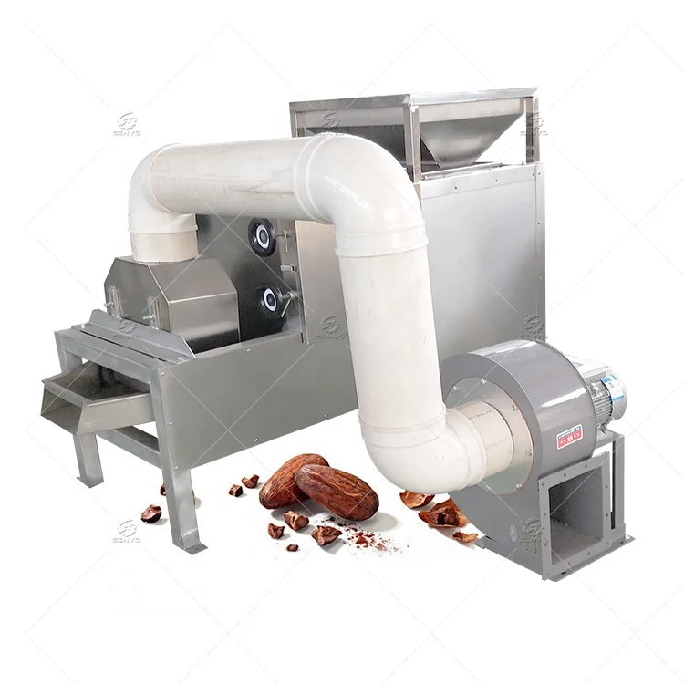 Good Cocoa Bean Skin Peeling Machine Cacao Bean Peeler Processing Machines with Best Price