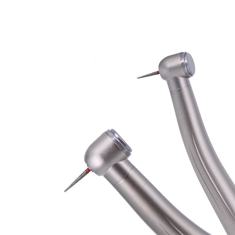 Anti-retraction handpiece high speed air turbine torque push button clean head handpiece