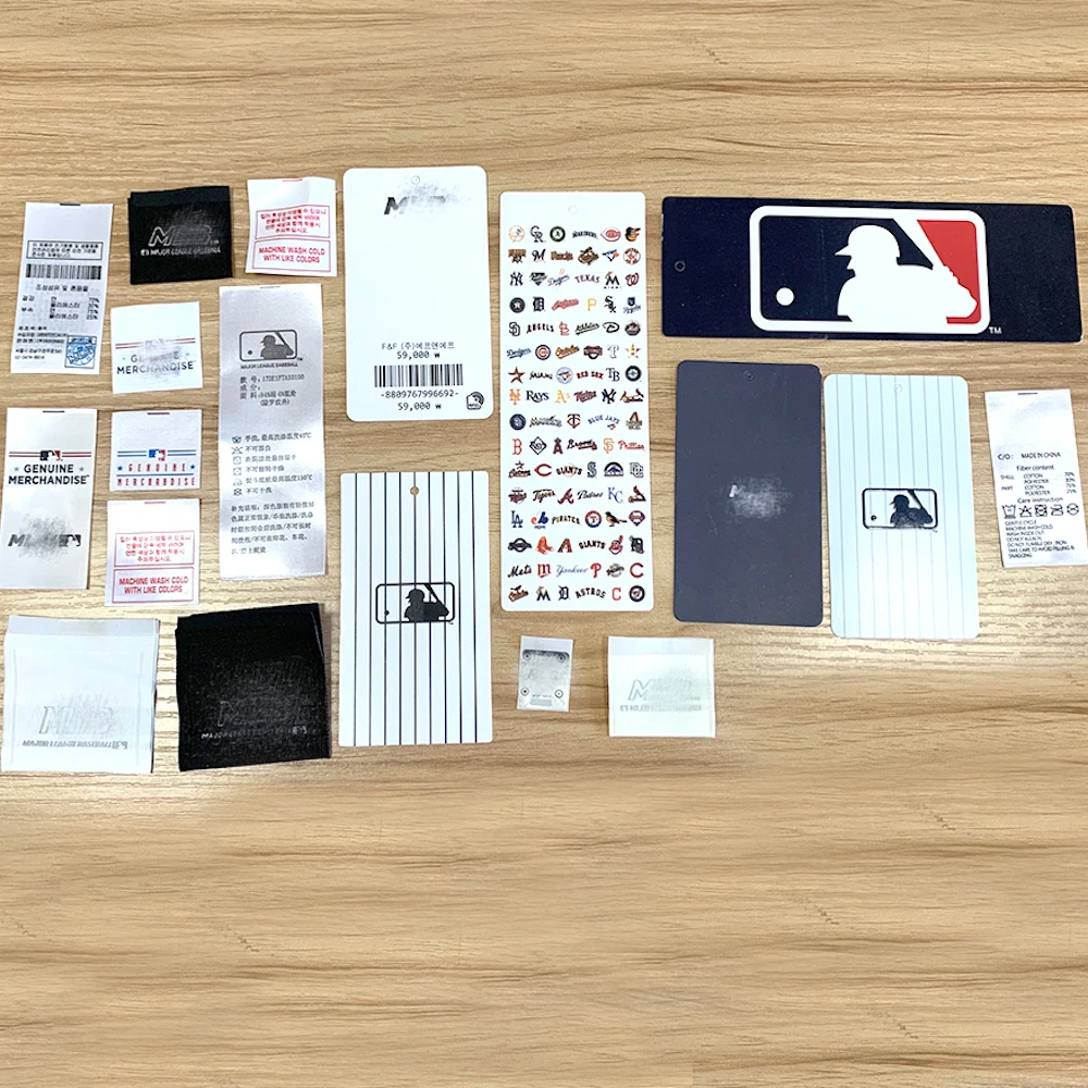 Printing black pricing hang tag with barcode custom design clothing hang tag labels for jeans recyclable