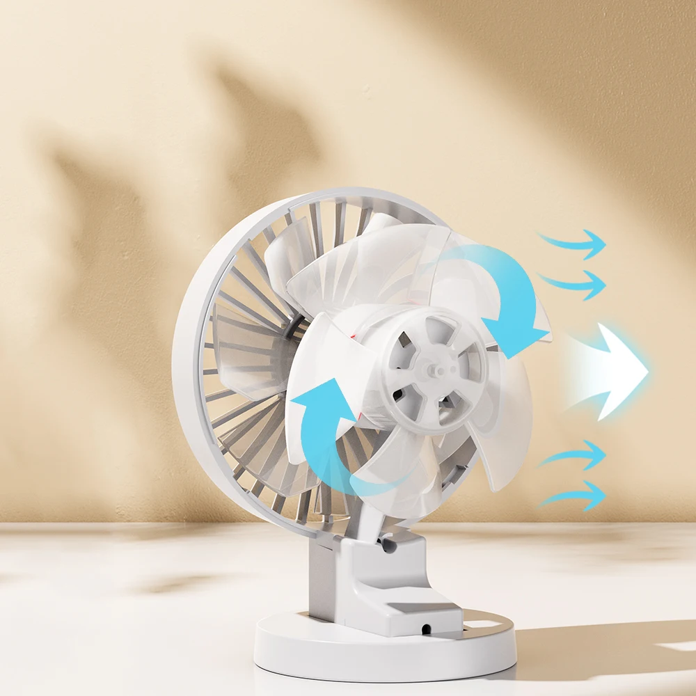 IMYCOO Hot Sale Adjustable USB Mini Cooling Table Fan Wholesale Custom Portable Small Desk Fan For Home Office
