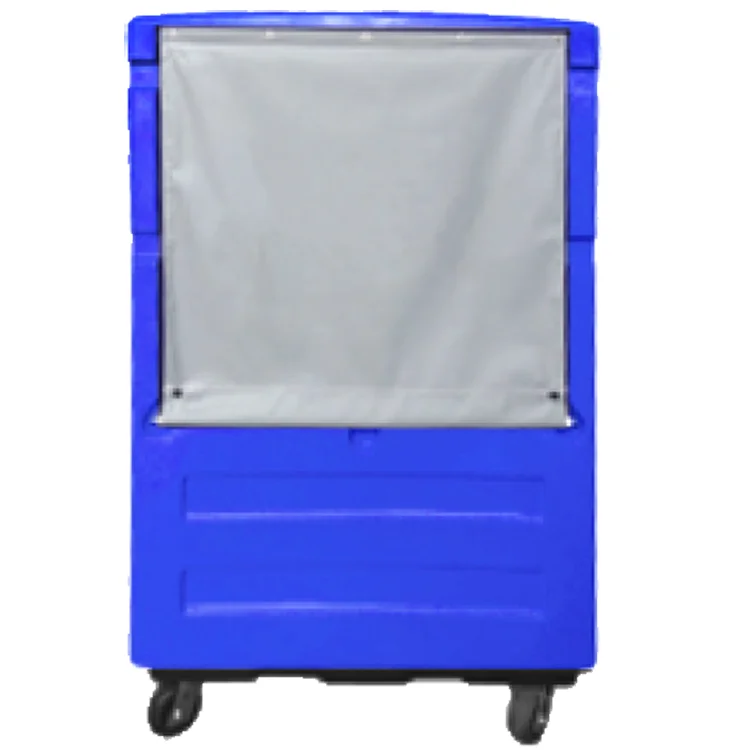 1200L Commercial Hospital Hotel Laundry Dry Linen Trolley Cart With 4 Wheels