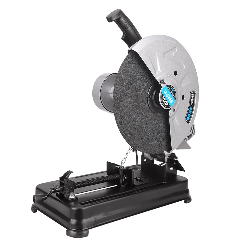 Cut off Saw 355mm  Wood Meat Cutting Machine 3900RPM 2600W  Miter Saw 220V Belt Conveyor