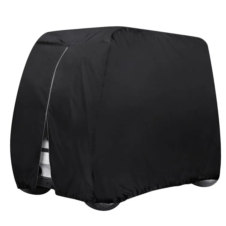 Ningyi Customized 200D Waterproof Golf Cart Cover 2-seater 4-seater 6-seater Golf Cart Rain Cover UV Protec