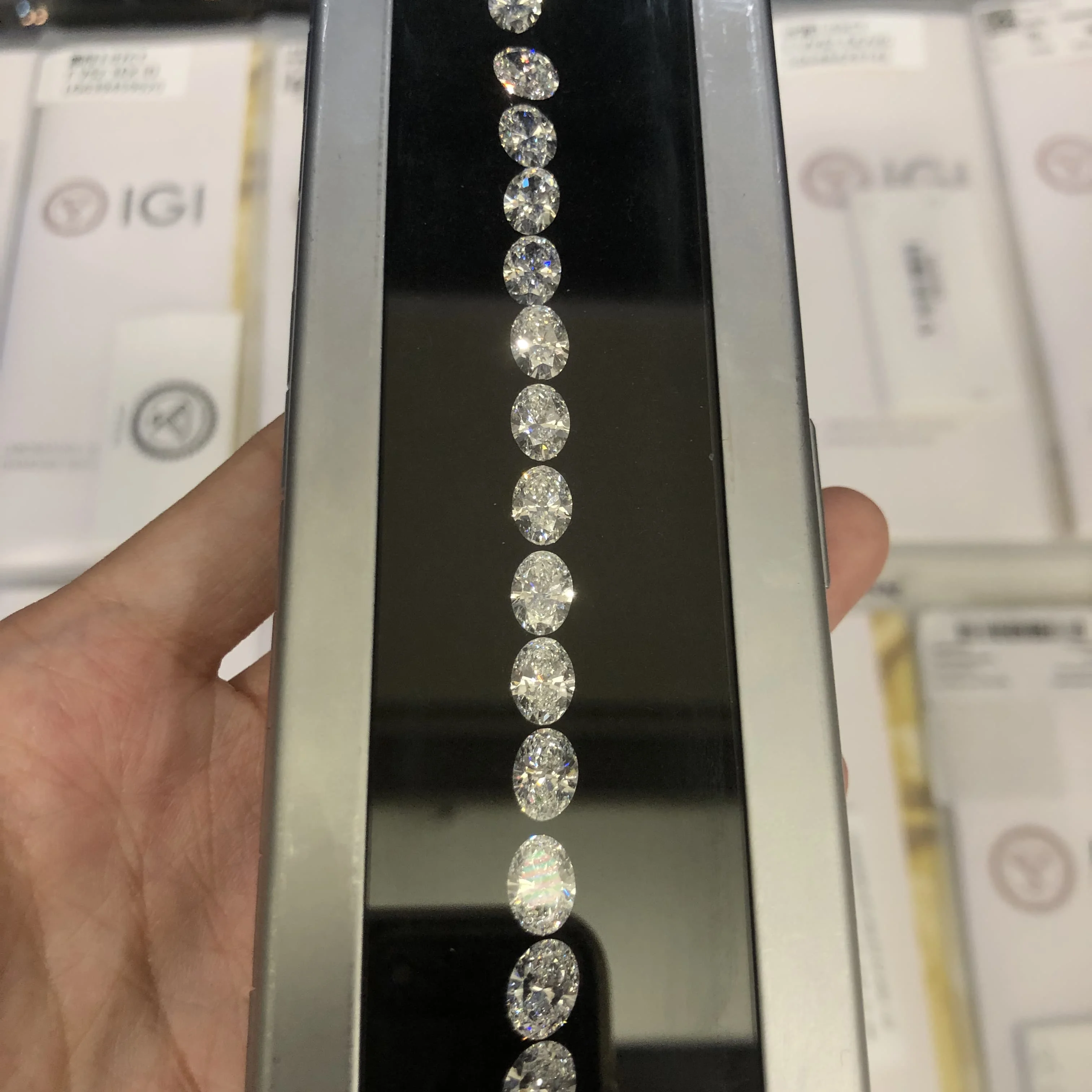 Rough Lab Diamond Ring Jewelry VVS Gia Hpht Cvd Loose igi Certified Synthetic Lab Grown Diamond