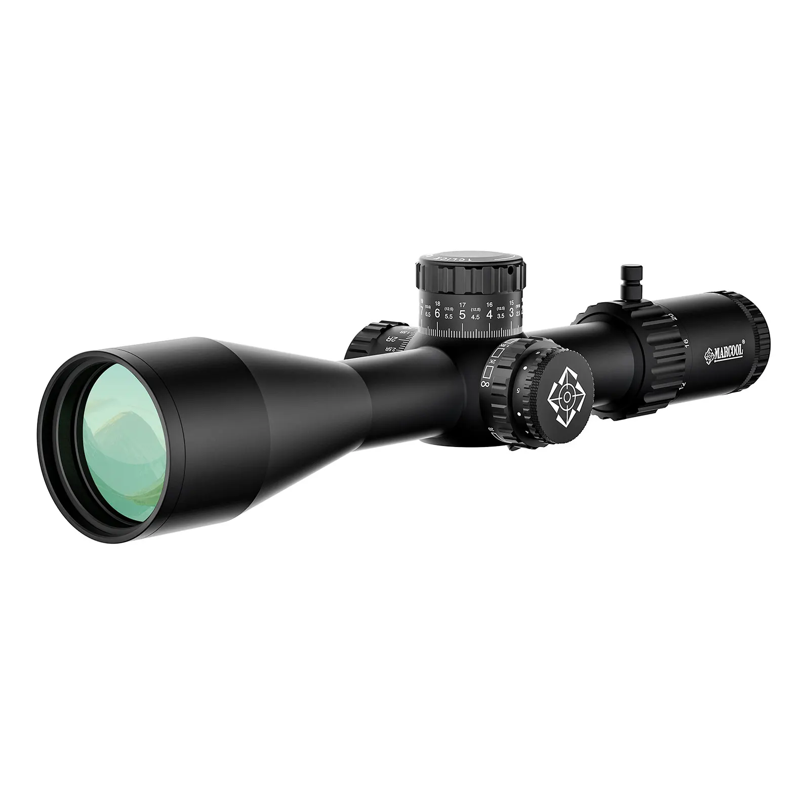 Marcool Stalker 5-25x56 FFP Scope with ED Glass Lens and Zero Stop Precision Long-Range Optics