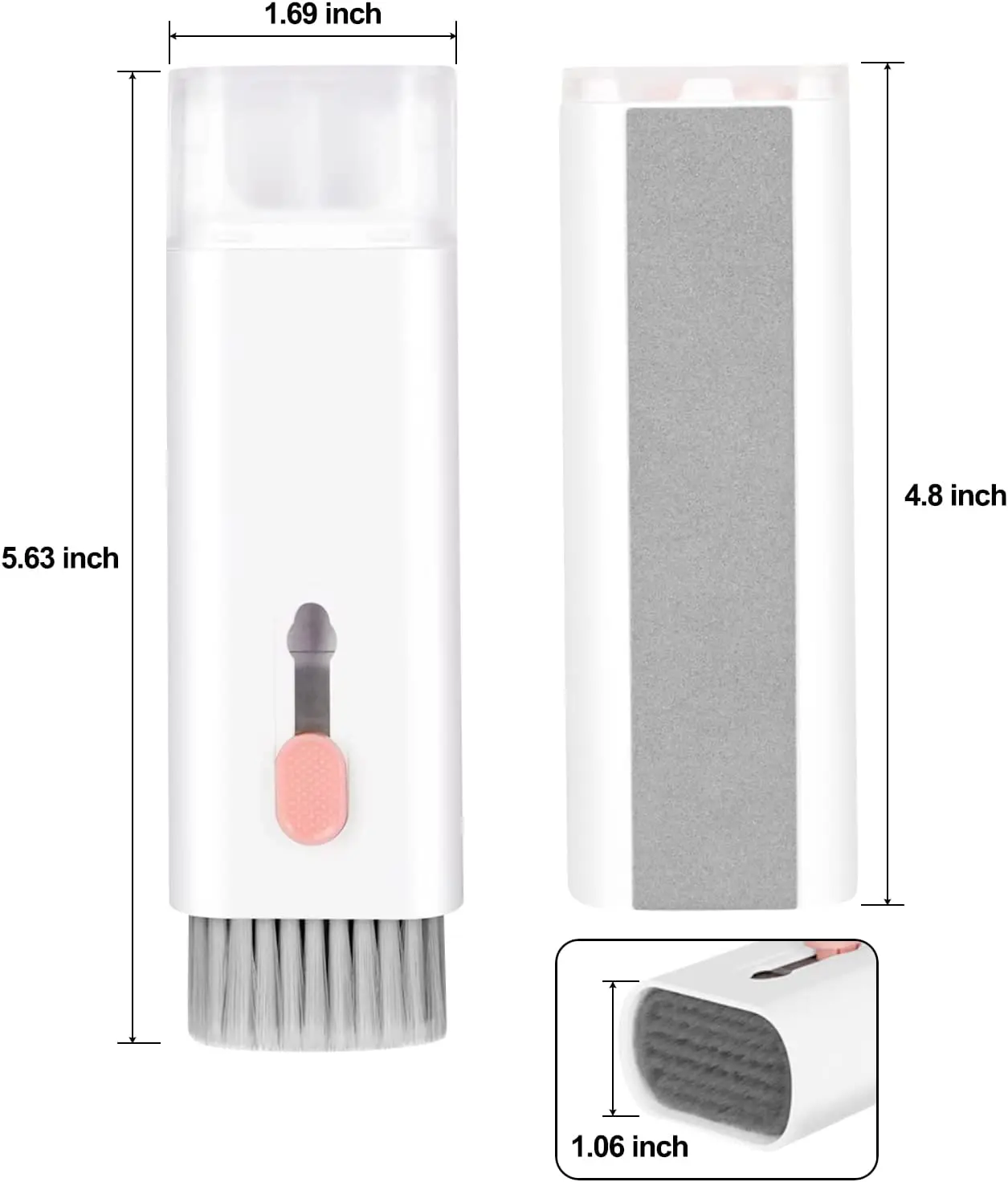 7 in 1 Electronic Cleaner Kit,2 Pack Multi-Function Soft Brush Cleaning Tools Kit for Cell Phone/PC/Lapto