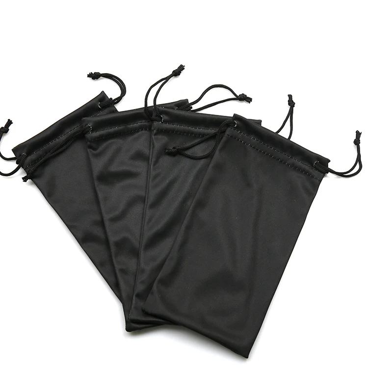 Custom Microfiber Eye Glasses Spring Pouch Logo Microfiber Sunglasses Pouch
