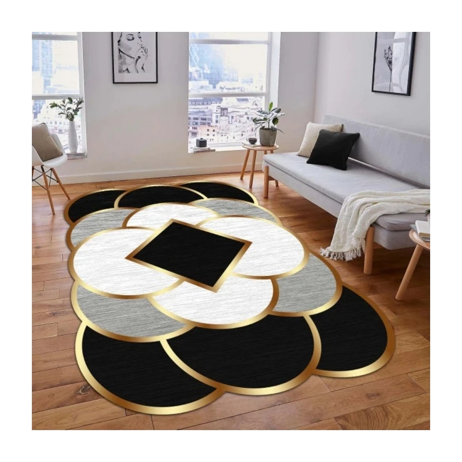 New Design Wholesale 3D printed carpet European Style Rugs And Carpets For Home livingroom bedroom children room
