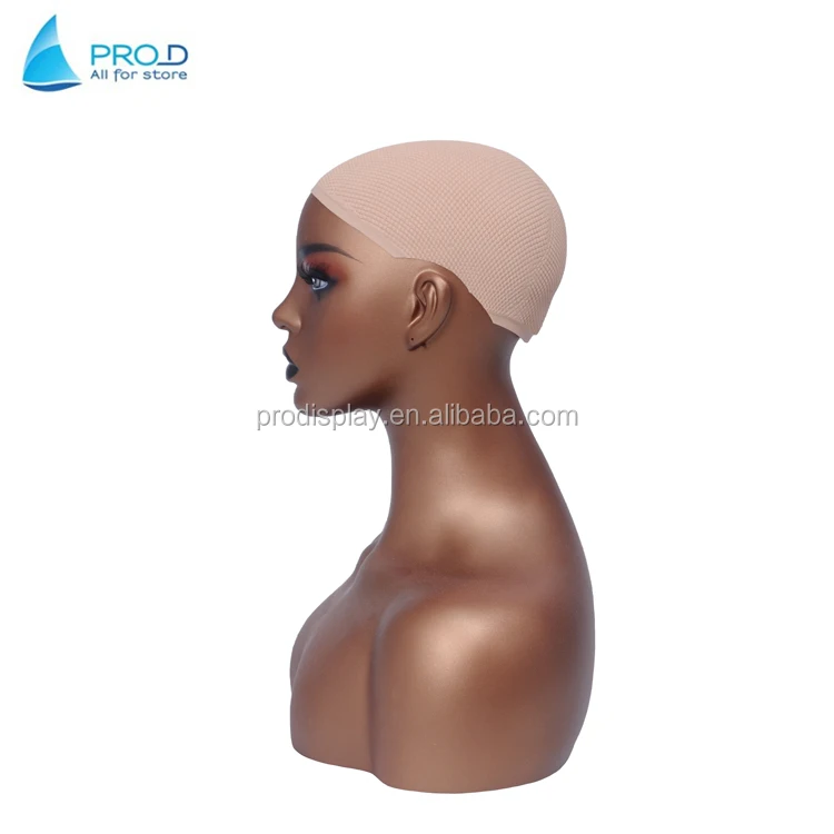 High-quality head model with non-slip cover, exquisite and colorful makeup, full body highlight, popular trends in USA.