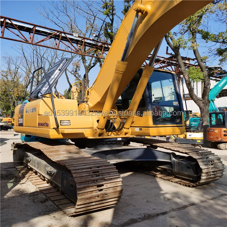 Хорошее Качество Komatsu б/у PC200-7 экскаватор для продажи/японском стиле предварительно окрашенная оцинкованная сталь) с низкой ценой