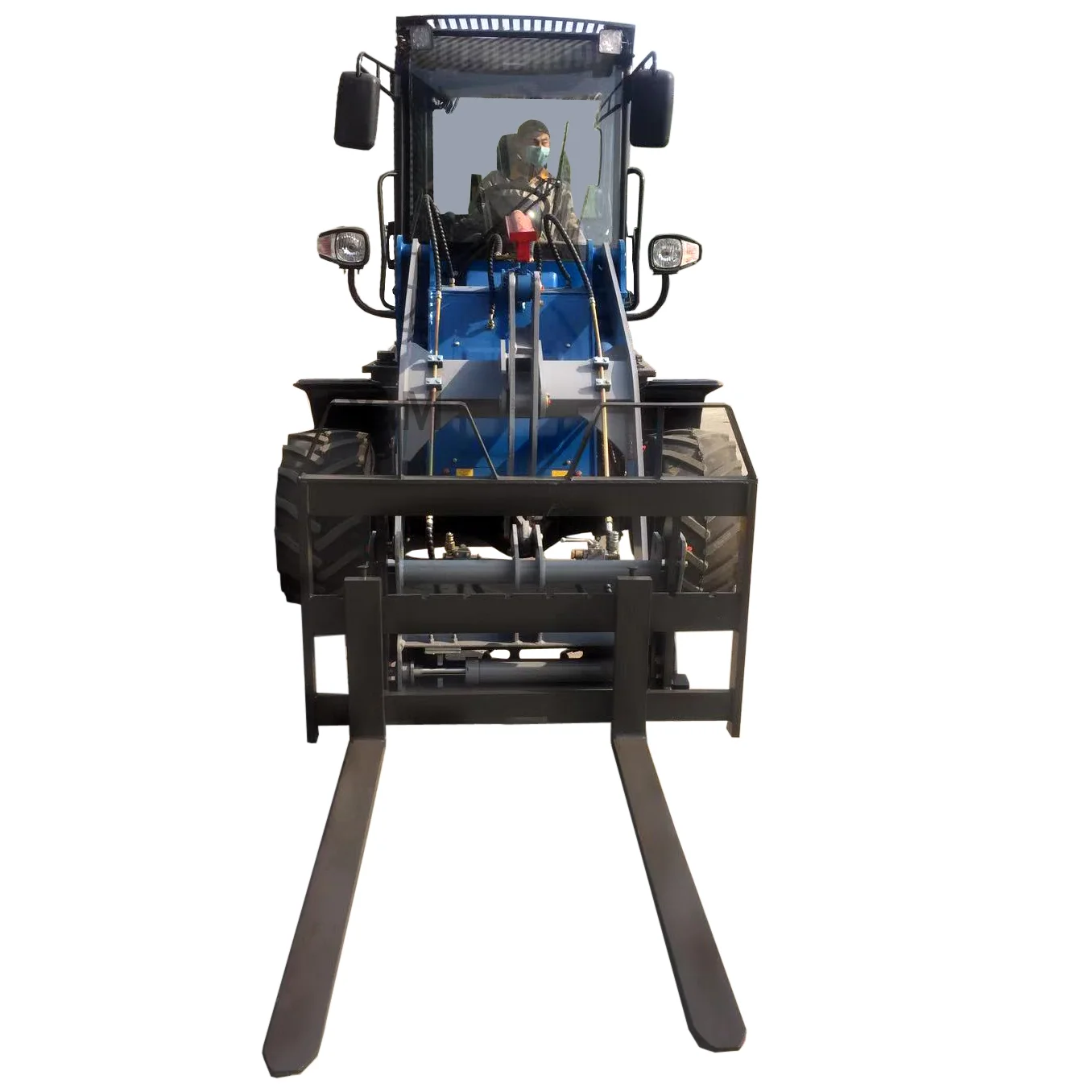 ZL912 1200kg Mini Wheel Loader Tractor Loader Front End Loader With 200mm Bucket