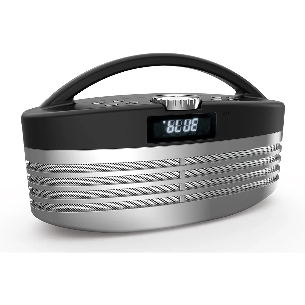 Metal Mesh Ring Home Theater Speaker dj bass Wireless Portable 20W Vibration Speaker