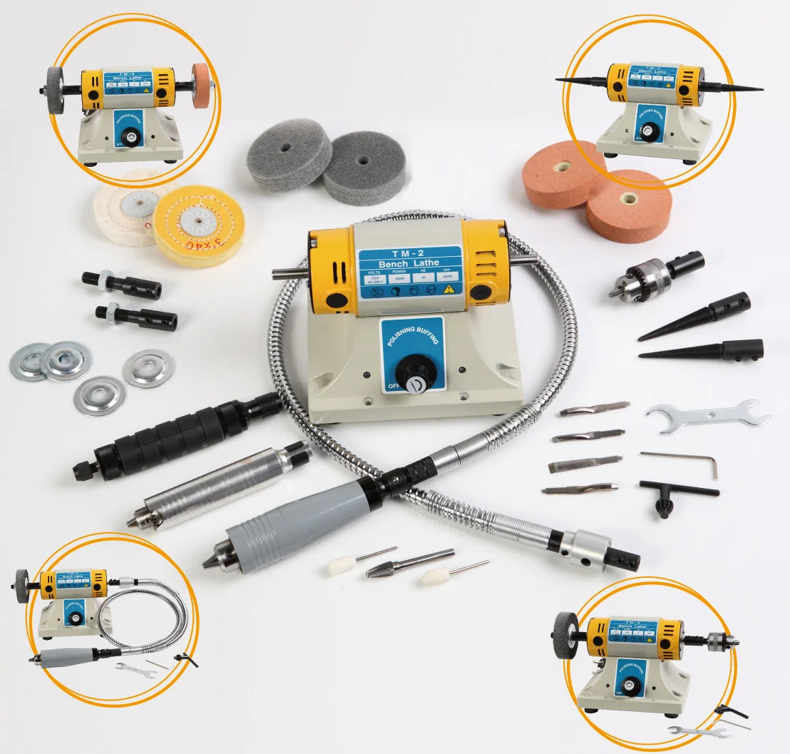 Low Price Jewelry Buffing Metal Polishing Wheel Variable Speed Industrial Lathe Sander Mini Bench Grinder